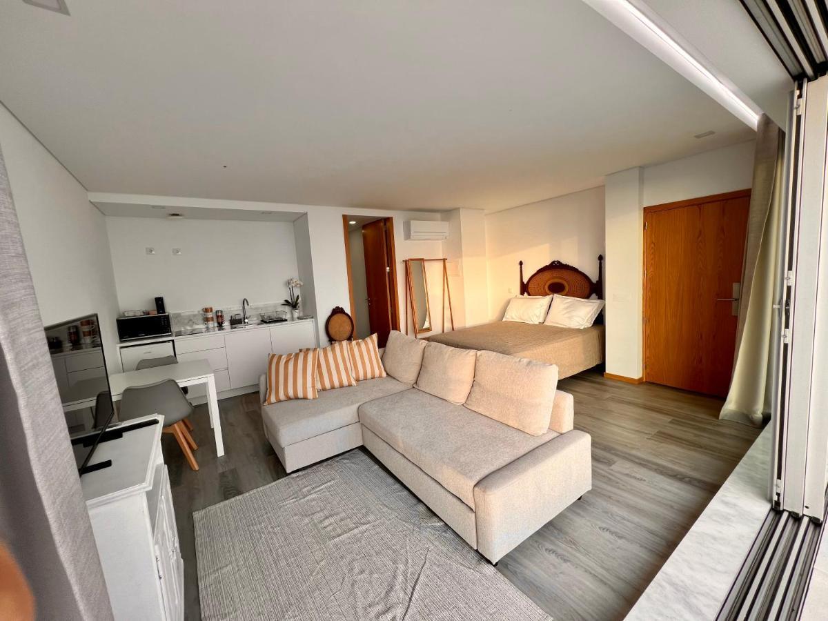 Povoa De Varzim-Sleeps4-Beachfront-Ac-Parking Eksteriør billede
